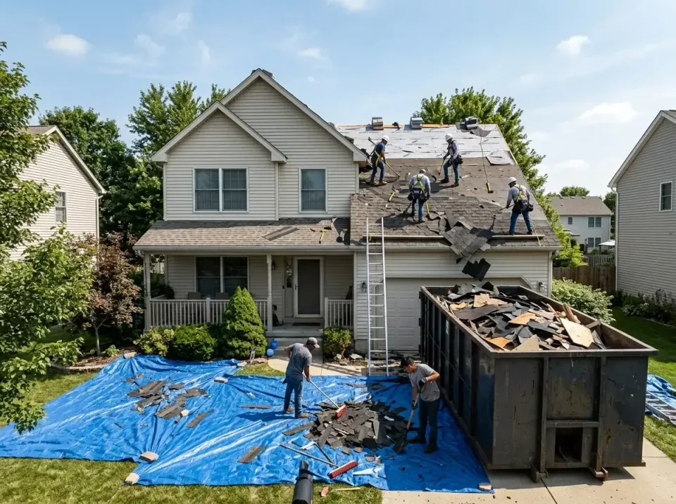 roof-replacement-debris-remova-004 — frequently asked questions, Cheapest Dumpster Rentals in Putnamville, IN